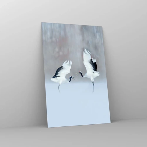 Obraz na skle - Tanec v hmle - 80x120 cm