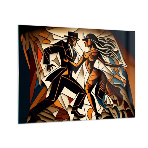 Obraz na skle - Tanec vrelosti a vášne - 70x50 cm
