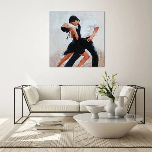 Obraz na skle - Tango mojich túžob a snov - 30x30 cm