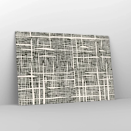 Obraz na skle - Tkaná kompozícia - 120x80 cm