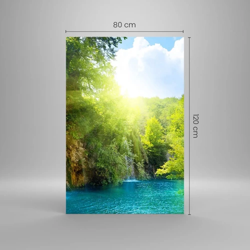 Obraz na skle - To musí byť Eden - 80x120 cm