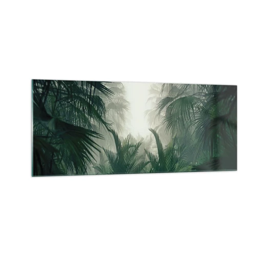 Obraz na skle - Tropická záhada - 100x40 cm