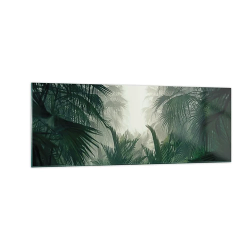 Obraz na skle - Tropická záhada - 140x50 cm