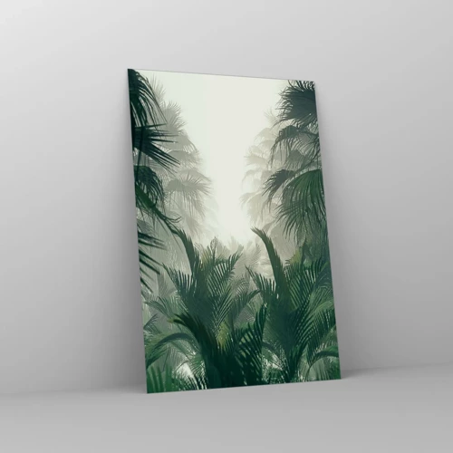 Obraz na skle - Tropická záhada - 80x120 cm