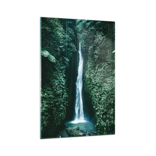 Obraz na skle - Tropický prameň - 70x100 cm