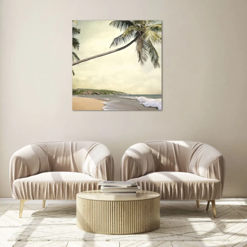 Obraz na skle - Tropický sen - 50x50 cm