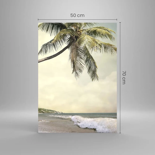 Obraz na skle - Tropický sen - 50x70 cm