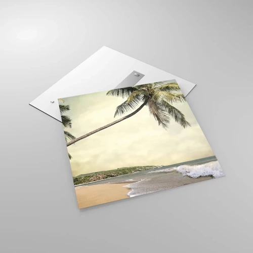 Obraz na skle - Tropický sen - 70x70 cm