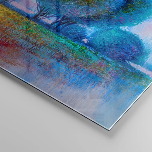 Obraz na skle - Trs žiarivých farieb - 80x120 cm