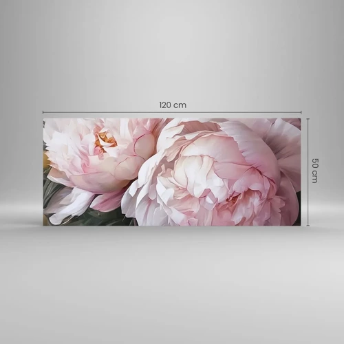 Obraz na skle - Uchytené v rozkvete - 120x50 cm