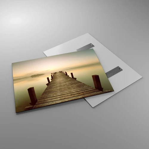 Obraz na skle - Úsvit, svitanie, svetlo - 100x70 cm