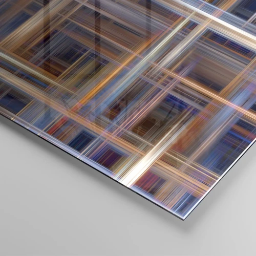 Obraz na skle - Utkané zo svetla - 60x60 cm