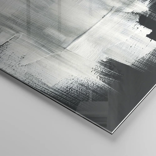 Obraz na skle - Utkané zvisle a vodorovne - 100x40 cm