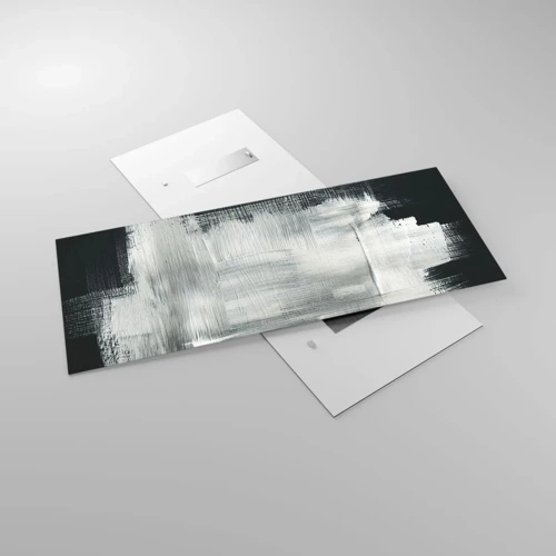 Obraz na skle - Utkané zvisle a vodorovne - 120x50 cm