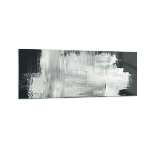Obraz na skle - Utkané zvisle a vodorovne - 140x50 cm