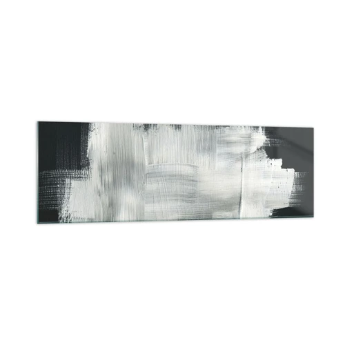 Obraz na skle - Utkané zvisle a vodorovne - 160x50 cm