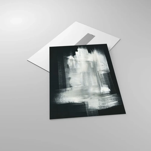 Obraz na skle - Utkané zvisle a vodorovne - 50x70 cm