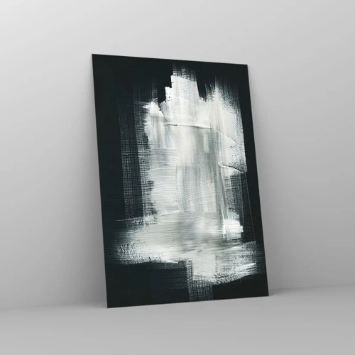 Obraz na skle - Utkané zvisle a vodorovne - 50x70 cm