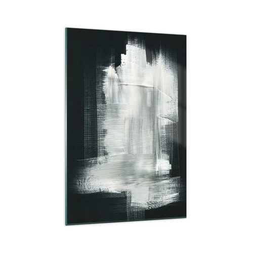 Obraz na skle - Utkané zvisle a vodorovne - 70x100 cm