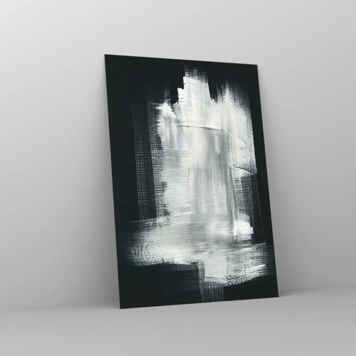 Obraz na skle - Utkané zvisle a vodorovne - 70x100 cm
