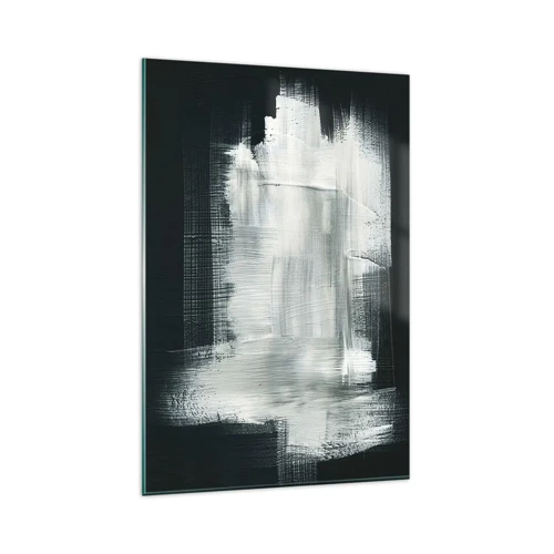 Obraz na skle - Utkané zvisle a vodorovne - 80x120 cm