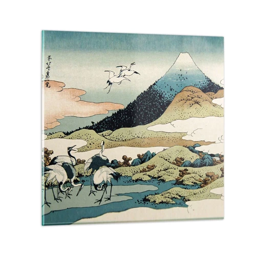 Obraz na skle - V japonskom duchu - 70x70 cm