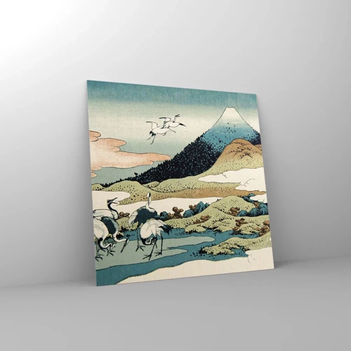 Obraz na skle - V japonskom duchu - 70x70 cm