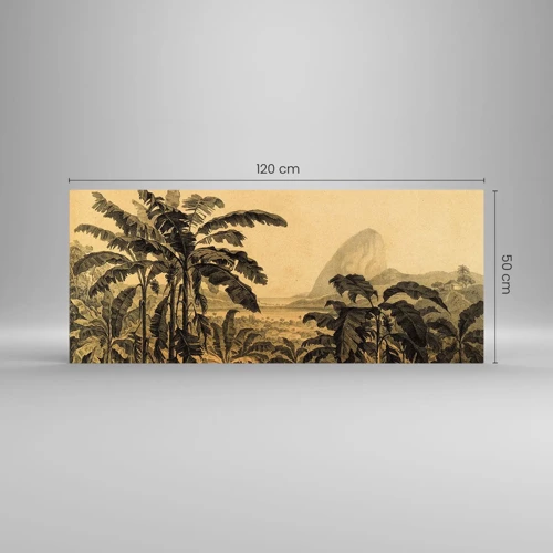 Obraz na skle - V koloniálnom štýle - 120x50 cm