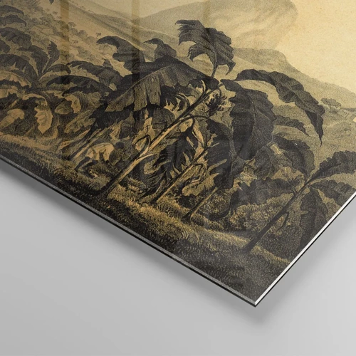 Obraz na skle - V koloniálnom štýle - 120x80 cm
