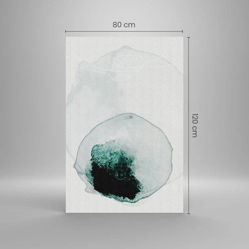 Obraz na skle - V kvapke vody - 80x120 cm