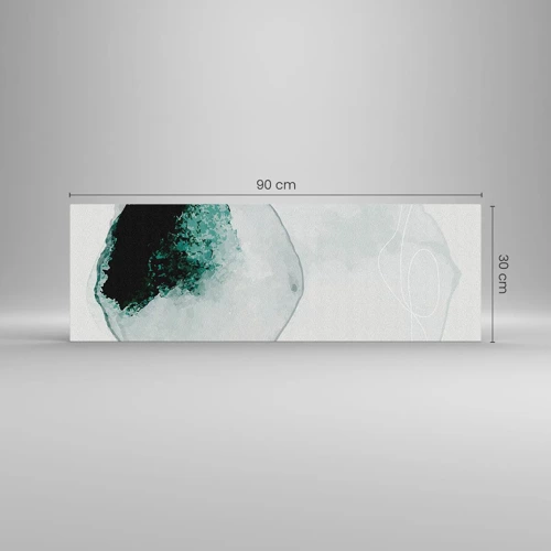 Obraz na skle - V kvapke vody - 90x30 cm