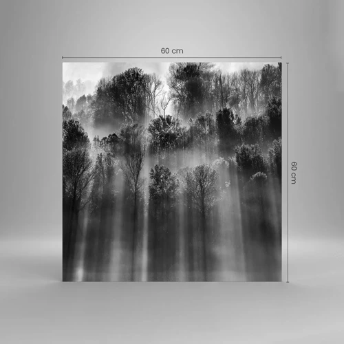 Obraz na skle - V lúčoch svetla - 60x60 cm