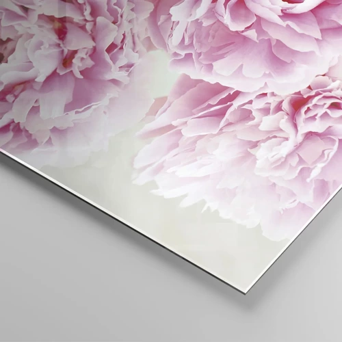 Obraz na skle - V ružovom prepychu - 120x50 cm