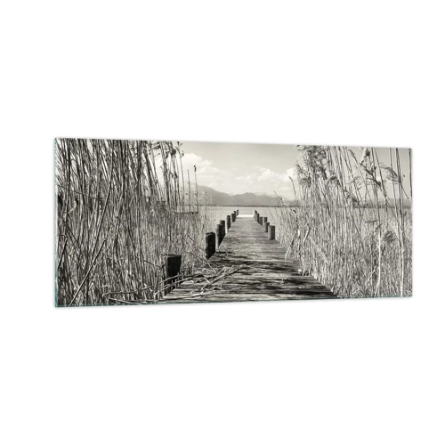 Obraz na skle - V ústraní tráv - 100x40 cm