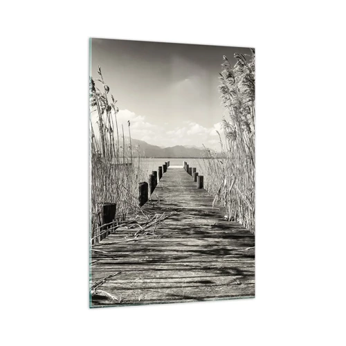 Obraz na skle - V ústraní tráv - 70x100 cm
