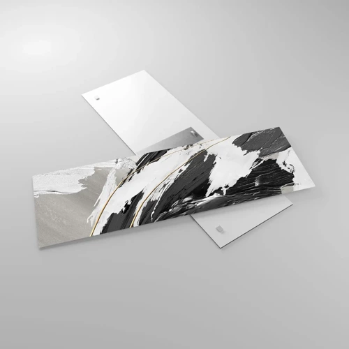 Obraz na skle - Veľkorysá abstrakcia - 90x30 cm