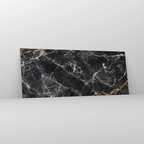 Obraz na skle - Vnútorný život kameňa - 100x40 cm