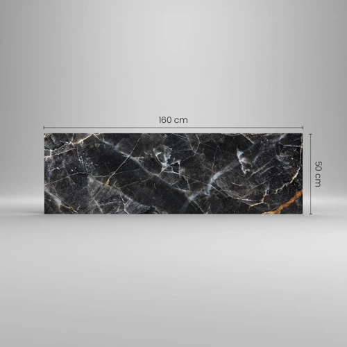 Obraz na skle - Vnútorný život kameňa - 160x50 cm