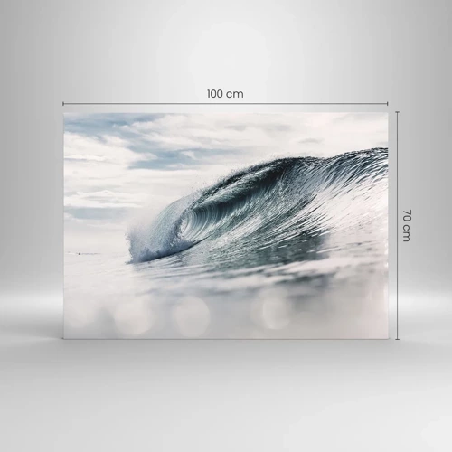 Obraz na skle - Vodná špička - 100x70 cm