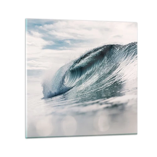 Obraz na skle - Vodná špička - 60x60 cm