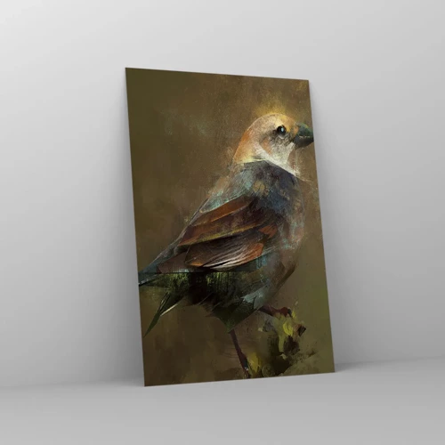 Obraz na skle - Vrabček, maličký vtáčik - 80x120 cm