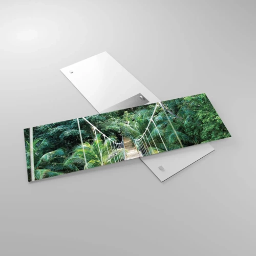 Obraz na skle - Welcome to the jungle! - 90x30 cm