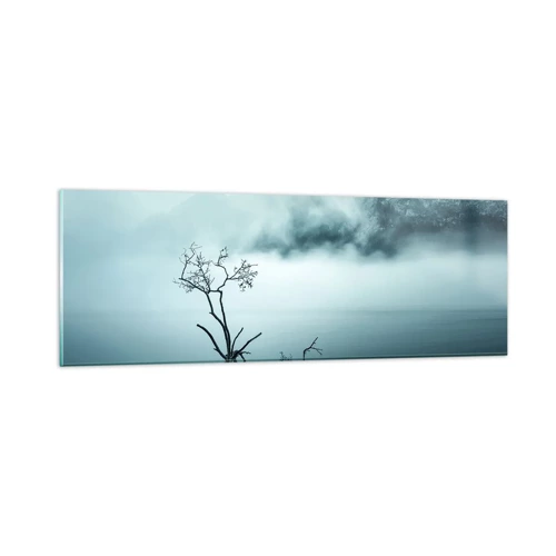 Obraz na skle - Z vody a hmly - 90x30 cm