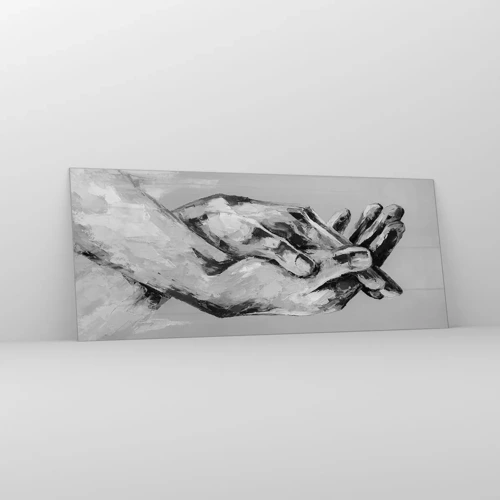 Obraz na skle - Začiatok… - 100x40 cm
