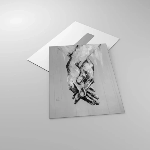 Obraz na skle - Začiatok… - 50x70 cm