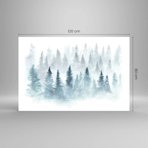 Obraz na skle - Zahalené hmlou - 120x80 cm