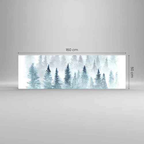 Obraz na skle - Zahalené hmlou - 160x50 cm