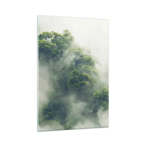 Obraz na skle - Zahalené hmlou - 70x100 cm