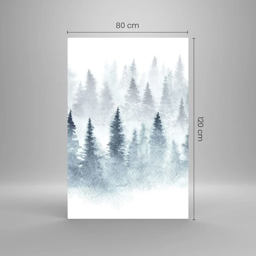 Obraz na skle - Zahalené hmlou - 80x120 cm
