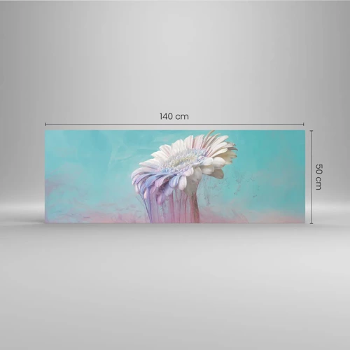 Obraz na skle - Záhrobia kvetín - 140x50 cm